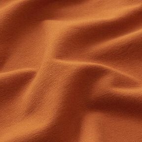 Licht katoenen sweatstof effen – karamel, 