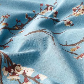 Decostof Ottomane voorjaar – blauw, 