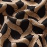 Viscosejersey Glitter kabelpatroon – zwart/perzik,  thumbnail number 5