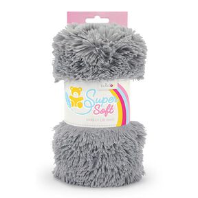 Harige pluche SHAGGY [1 M x 0,75 M | Pool: 20 mm] - grijs | Kullaloo, 