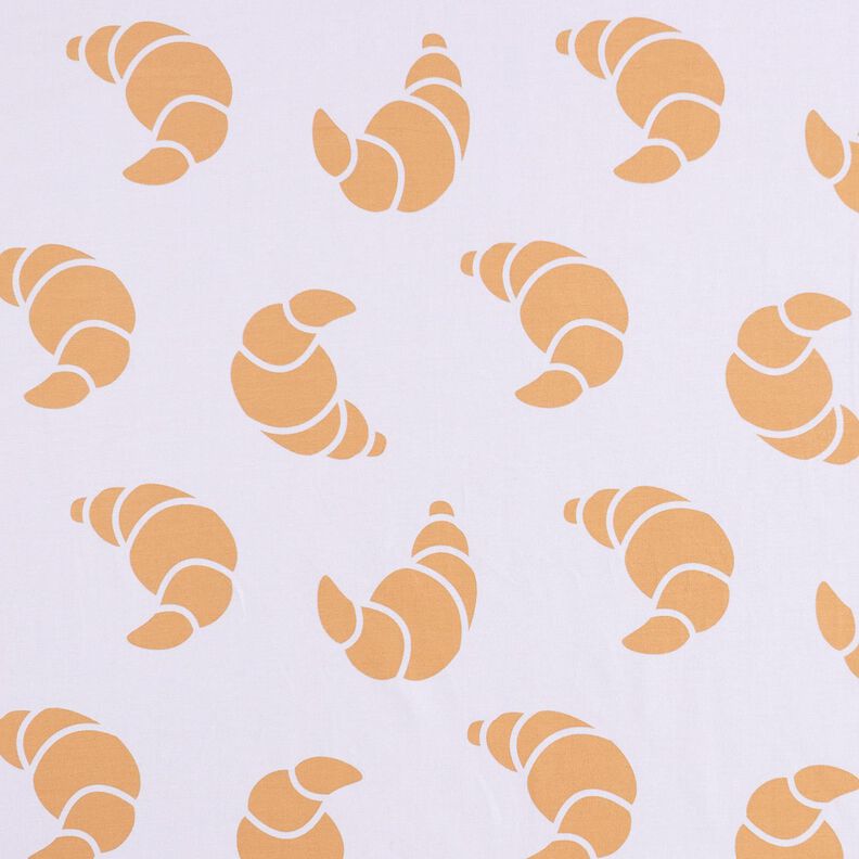 French Terry sommersweat Grote croissants – pastellila,  image number 1