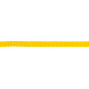 Elastische boordstrook Kant [12 mm] – zonnegeel, 