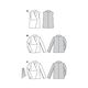 Jas | Vest , Burda 6156 | 34-44,  thumbnail number 11