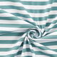 Katoenjersey brede strepen – mint/wit,  thumbnail number 3