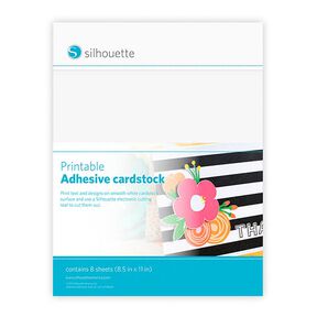 Silhouette  Cardstock zelfklevend Bedrukbaar [ 21,5 x 27,9 cm|8 Stuk], 