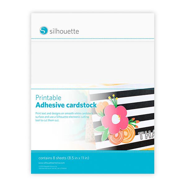 Silhouette  Cardstock zelfklevend Bedrukbaar [ 21,5 x 27,9 cm|8 Stuk],  image number 1