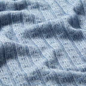 Breistof Ajour elegante glitterstrepen – lichtblauw, 