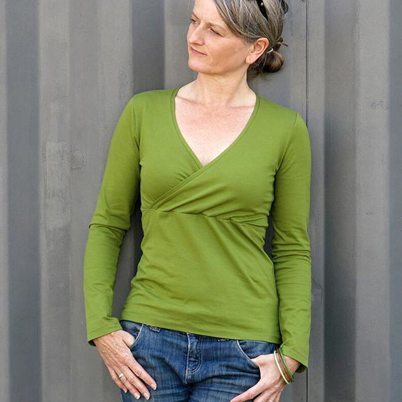 MEVROUW LIESE Overhemd in wikkellook | Studio Schnittreif | XS-XXL,  image number 10