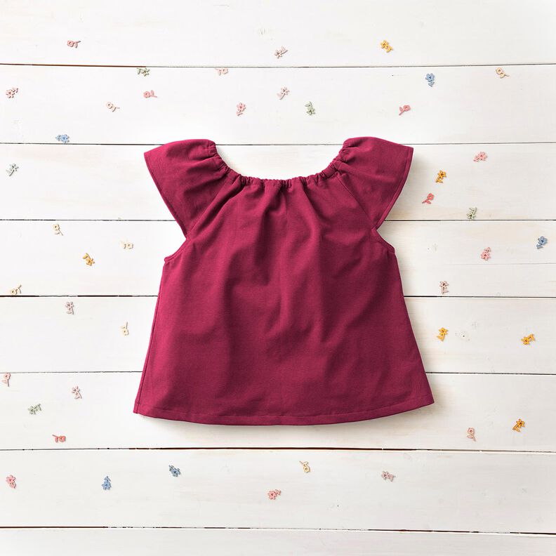 Katoenjersey medium effen – purper,  image number 5