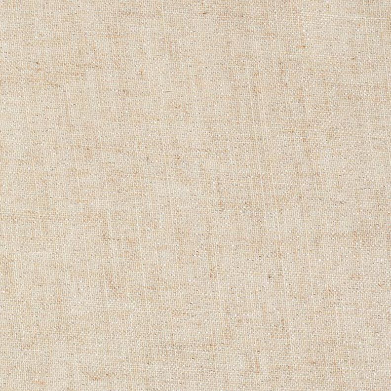 Decostof Voile Lurex – natuur/zilver,  image number 4