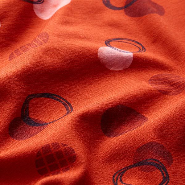 GOTS Katoenjersey Punten | Tula – terracotta, image number 2
