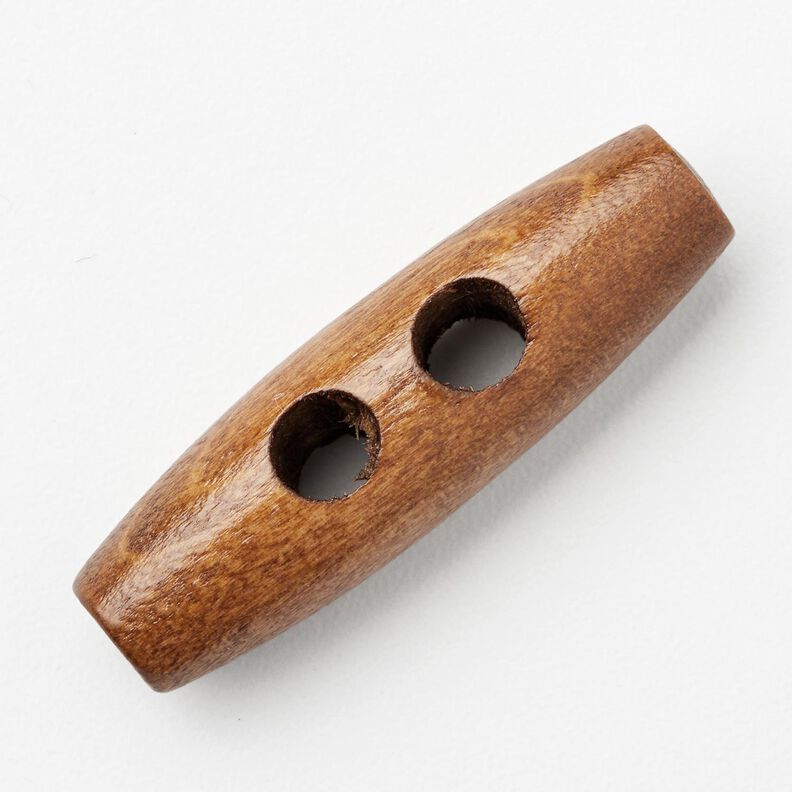 Houten knevelknop [40 mm] – karamel,  image number 1