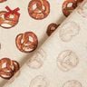 Decostof Half panama pretzels – bruin/natuur,  thumbnail number 4