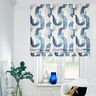 Decostof Half panama abstracte ketting – ivoor/blauw,  thumbnail number 6