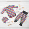 Katoenjersey Regenboogringen – wit/kleurenmix,  thumbnail number 7