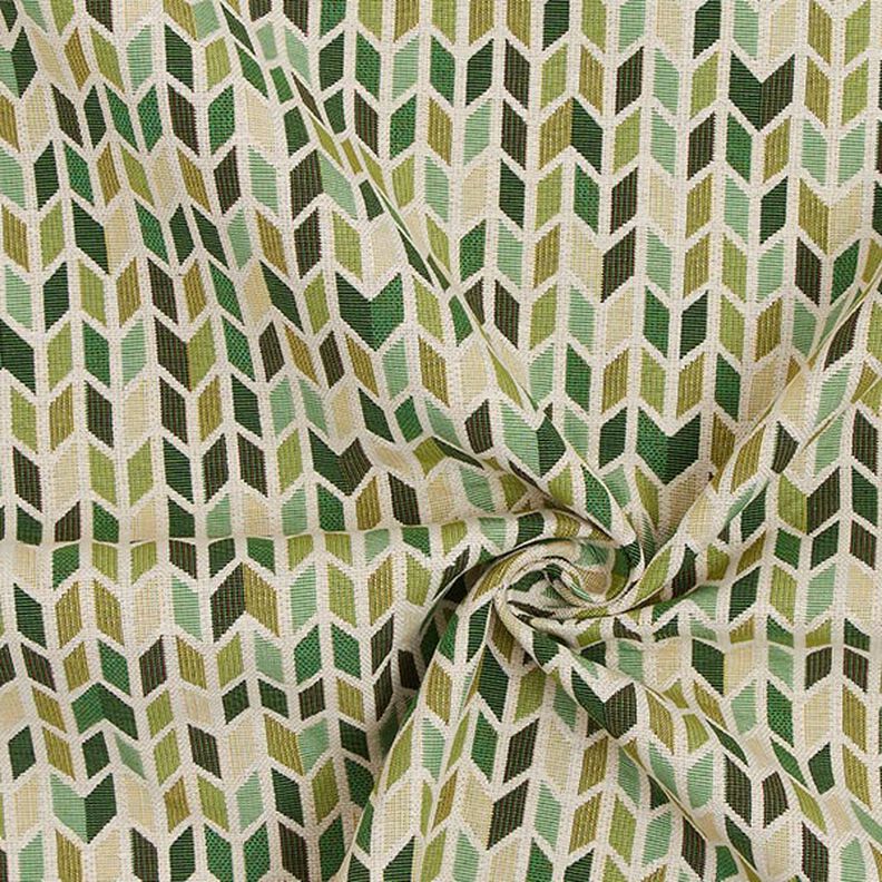 Jacquard gobelin Zigzag – groen, image number 3