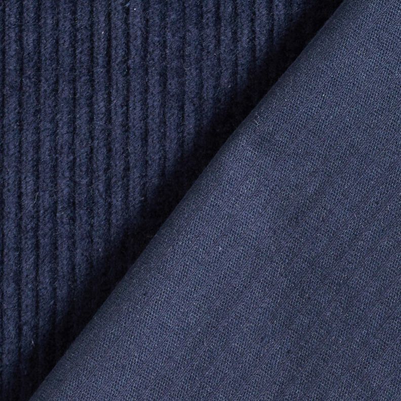 Brede rib stretch – marineblauw, image number 3