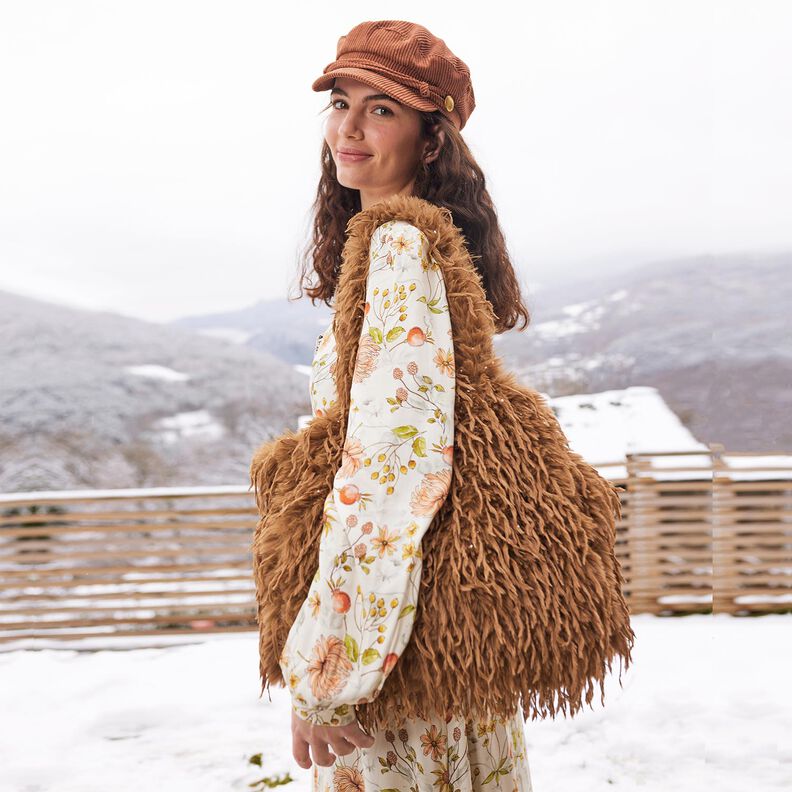 Nepbont Veren effen | Katia Fabrics – mocca,  image number 6