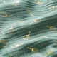 Mousseline/dubbel gehaakte stoffen Glitter paardenbloemen – riet/goud,  thumbnail number 2