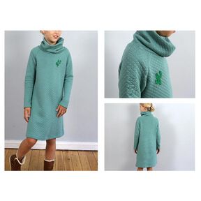 POLLY - knusse sweaterjurk met rolkraag, Studio Schnittreif | 98 - 152, 