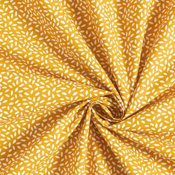 Katoenen stof Cretonne Kleine stippen – zonnegeel,  image number 4