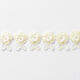 Kanten band bloemen [50 mm] – lichtgeel,  thumbnail number 2