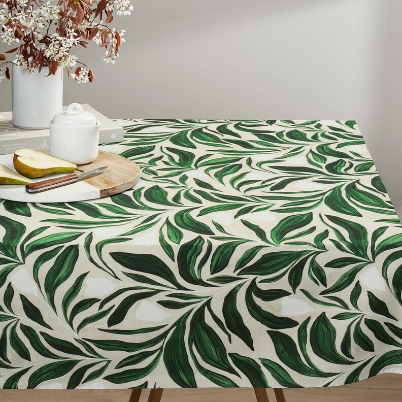 Decostof Canvas geavanceerde planten – donkergroen/natuur,  image number 9