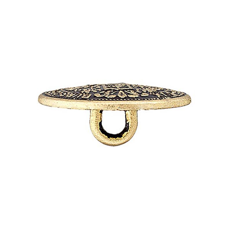 Metalen knopenset met ketting - goud metalen,  image number 2