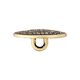 Metalen knopenset met ketting - goud metalen,  thumbnail number 2