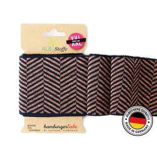 BIOLOGISCHE BOORDSTOF CUFF ME ICON GLOW  [140 CM | 8 CM]  | Albstoffe | Hamburger Liebe, 