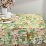 Decostof Half panama Jungledieren – beige/groen,  thumbnail number 8