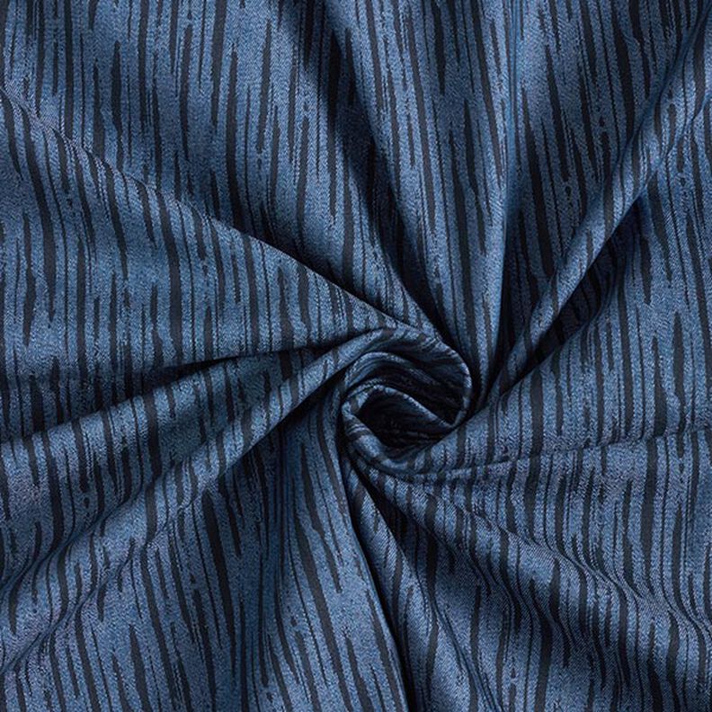 Stretchjeans onderbroken strepen – jeansblauw,  image number 3