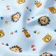 Katoenjersey Party-jungledieren – lichtblauw,  thumbnail number 2
