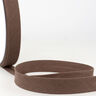 Biasband Polycotton [20 mm] – donkerbruin,  thumbnail number 1