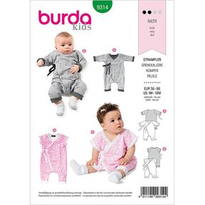 Kruippakje, Burda 9314 | 56-86, 