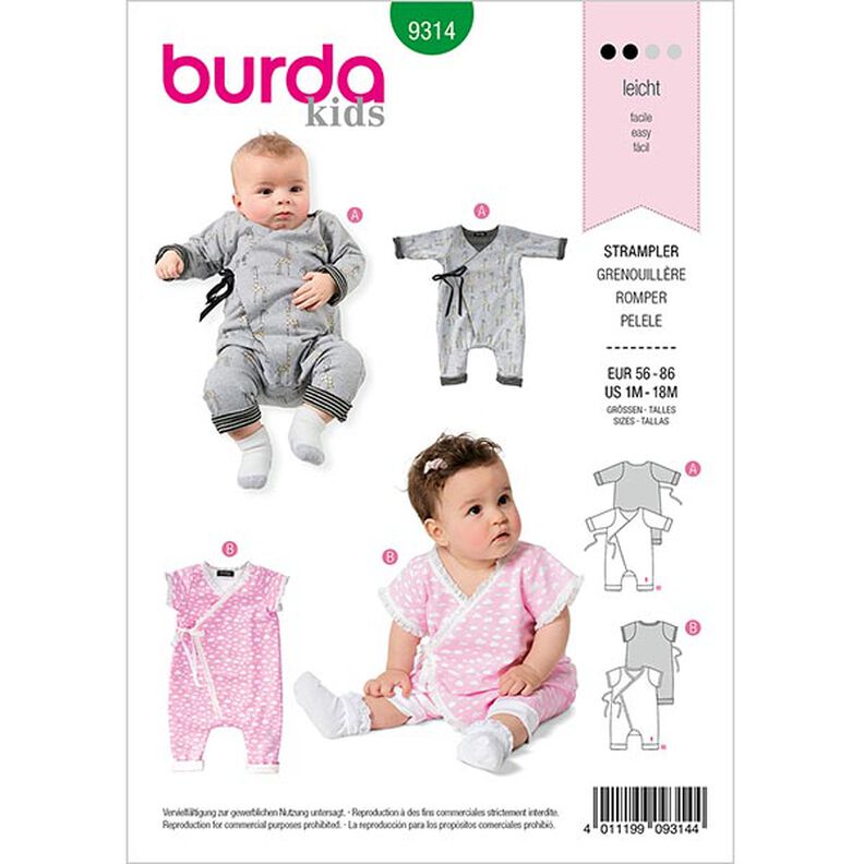 Kruippakje, Burda 9314 | 56-86,  image number 1