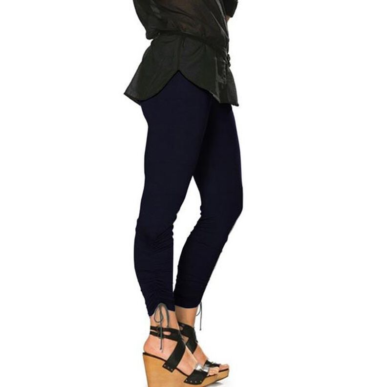 Viscose jersey medium – navy, image number 7