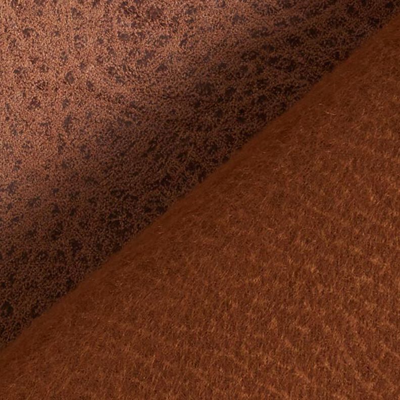 Bekledingsstof Imitatieleer – middelbruin,  image number 3