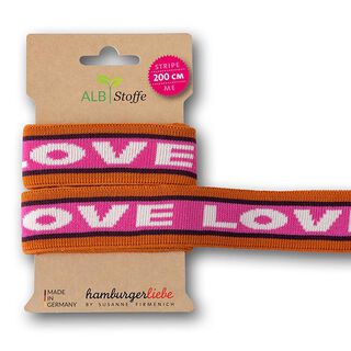 GOTS Biologische boordstof STRIPE ME ICON [200 cm | 3,5 cm] | Albstoffe | Hamburger Liebe, 