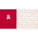 Panel French Terry sommersweat Kerst teddybeer – ecru/rood,  thumbnail number 1