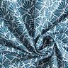 Gecoate katoen abstracte minibladeren – oceaanblauw/wit,  thumbnail number 4