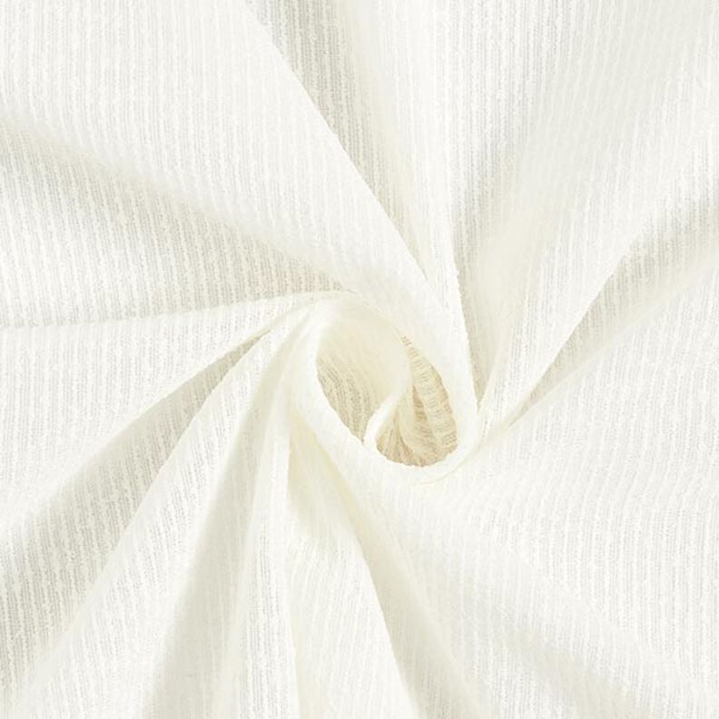 Gordijnstof strepen effectgaren 300 cm – wit,  image number 1