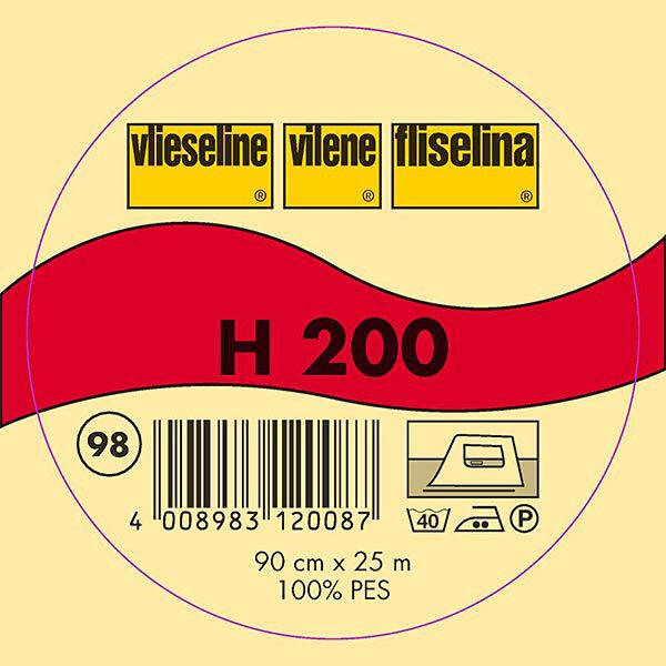 H 200 Plakbare Tussenvoering | Vlieseline – zwart,  image number 2