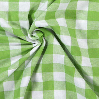 Katoenen stof Vichy - 1,7 cm – appelgroen, 