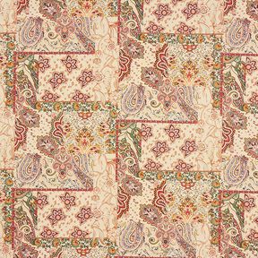 Decostof Half panama Retro Paisley – beige, 