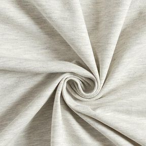 Katoenjersey Medium mix – lichtgrijs, 