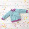 Licht katoenen sweatstof effen – ijsblauw,  thumbnail number 11