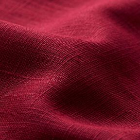 Linnen stof Ramee mix medium – donkerrood, 
