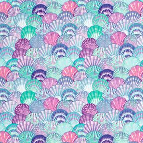 Badpakstof UPF50 Schaaldieren – aquablauw/blauwlila, 
