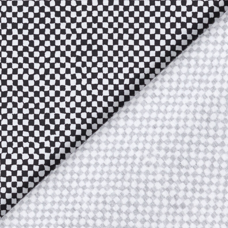 GOTS Katoenjersey Mini geruit | TCC x LOOKS by Wolfgang Joop – zwart/wit,  image number 6